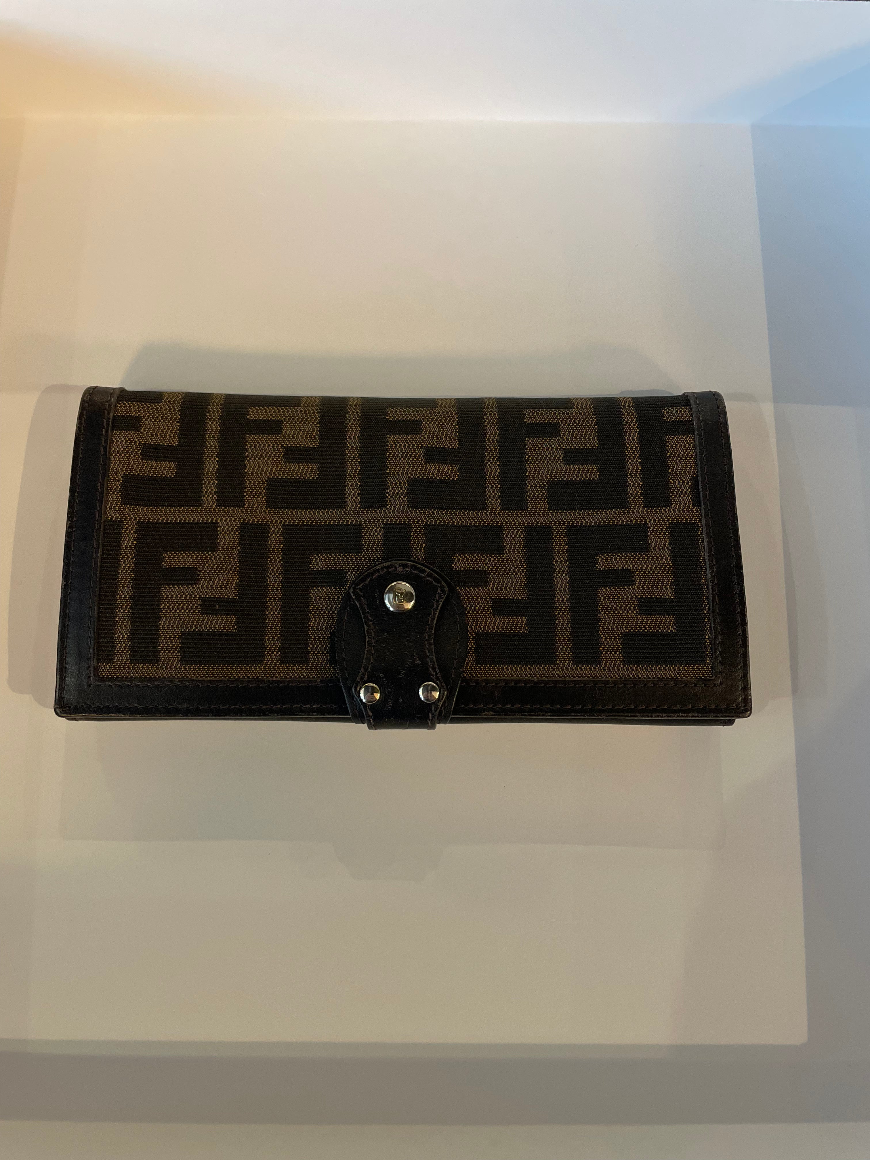 Monogrammed Long Wallet