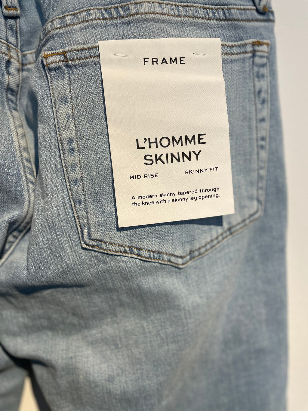 Le High Mid-Rise Straight Denim