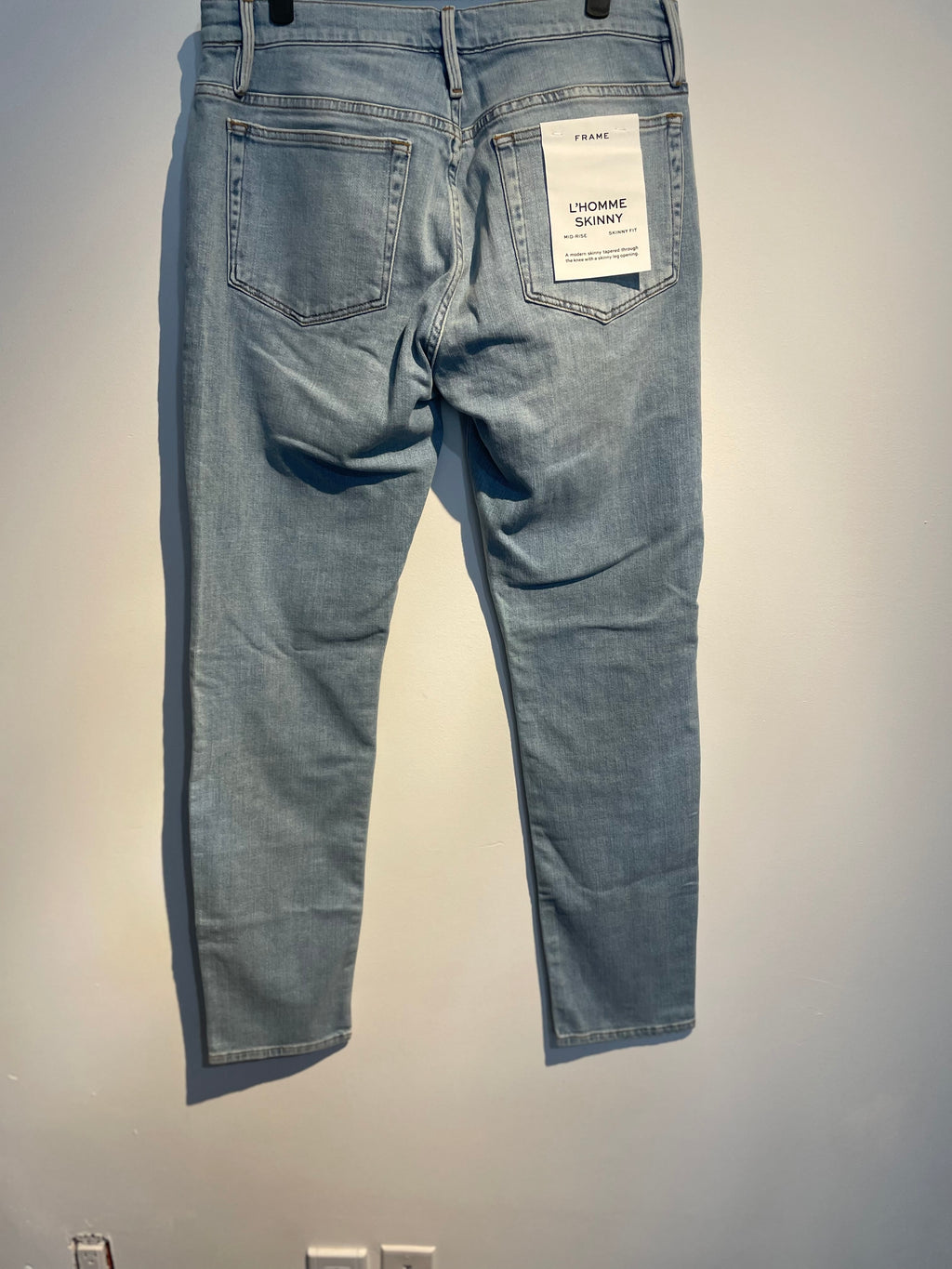 Le High Mid-Rise Straight Denim