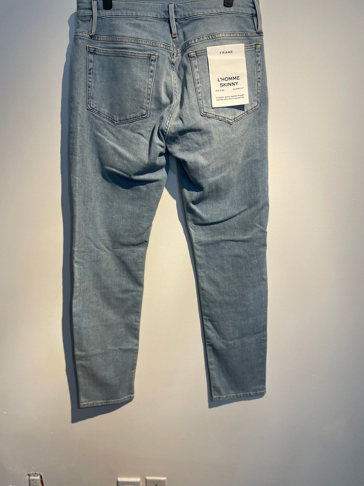 Le High Mid-Rise Straight Denim