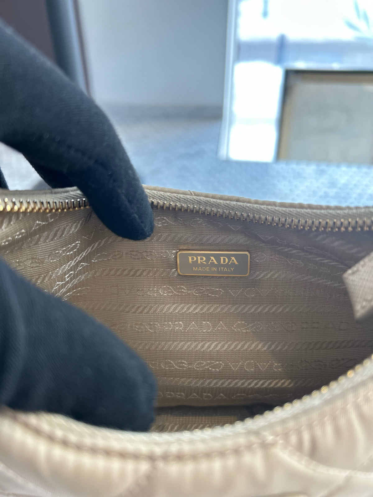 *Prada Saffiano Leather Shoulder Bag